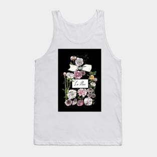 Flower perfume Bottle Tank Top